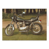 Old Motorcycle: Blank Cards (Front Horizontal)