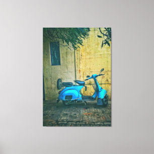 Old Motorcycle Canvas Print