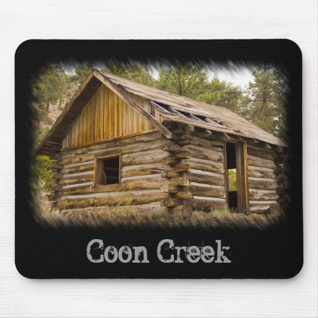 Old Mountain Cabin Mouse Pad (Front)