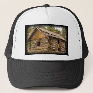 Old Mountain Cabin Trucker Hat