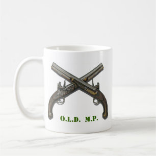 Old MP Crossed Pistols Coffee Mug