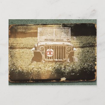 Old Mp Military Vehicle Postcard by gravityx9 at Zazzle
