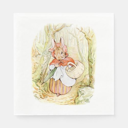 Old Mrs Rabbit Little Red Riding Hood B Potter Napkins