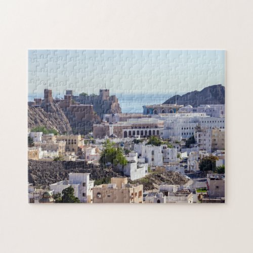 Old Muscat original historic city of Muscat _ Oman Jigsaw Puzzle