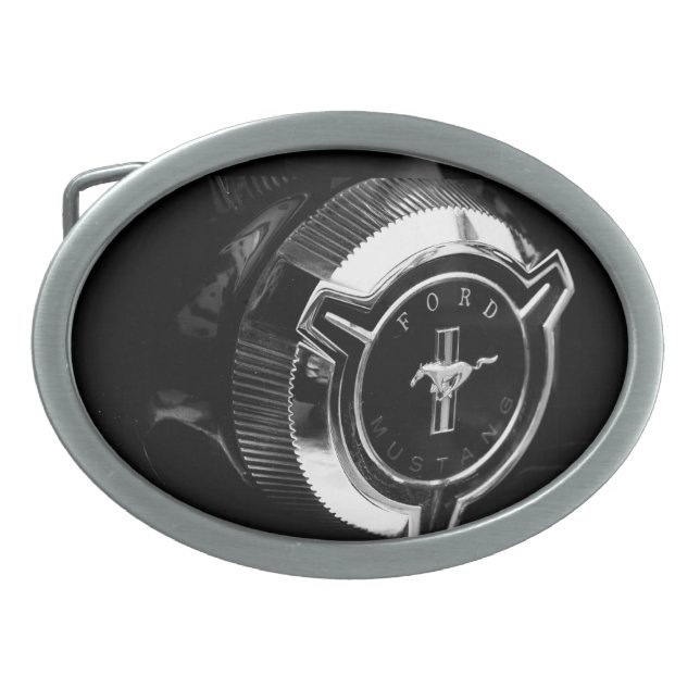 Old Muscle Classic Car Details Driver Drive Belt Buckle (Front)