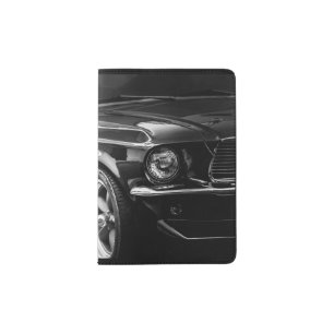 Old Muscle Classic Car Details Driver Drive Passport Holder