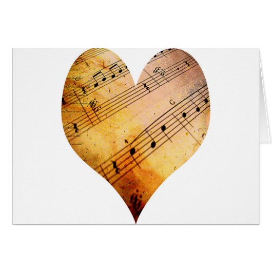 old music cards (Front Horizontal)