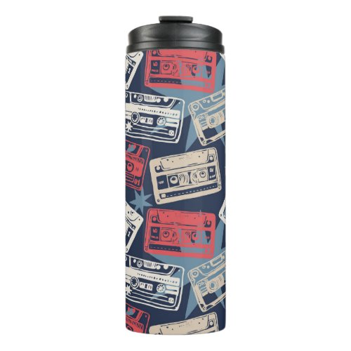 Old Music Cassettes Vintage Seamless Thermal Tumbler