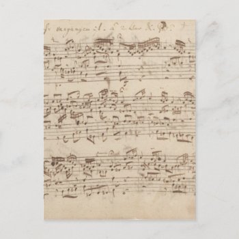 Old Music Notes - Bach Music Sheet by Argos_Photography at Zazzle
