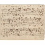 Old Music Notes - Bach Music Sheet Cutout<br><div class="desc">Old music sheet of Johann Sebastian Bach. Original musical notation of this famous classical composer.</div>