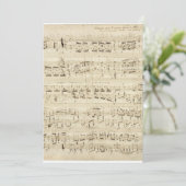 Old Music Notes - Chopin Music Sheet (Standing Front)