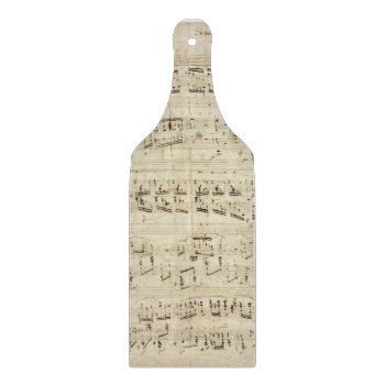 Old Music Notes - Chopin Music Sheet Cutting Board by Argos_Photography at Zazzle