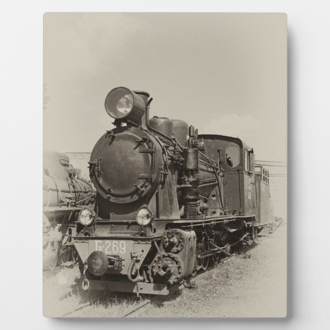 Old narrow-gage steam engine Gr-269 Plaque (Front)
