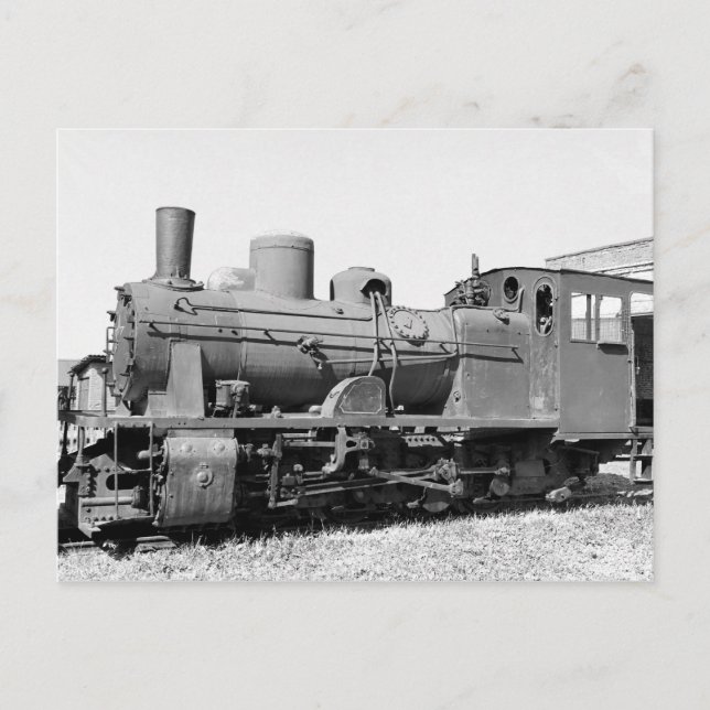 Old narrow-gauge steam engine 157-5674 postcard (Front)
