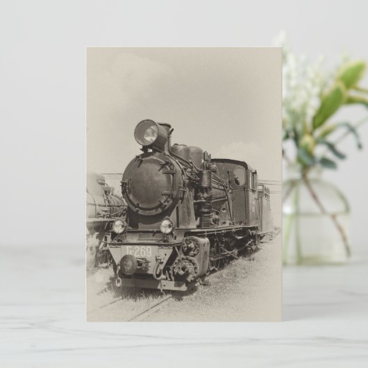 Old narrow-gauge steam engine Gr-269 (Standing Front)