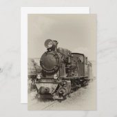 Old narrow-gauge steam engine Gr-269 (Front/Back)