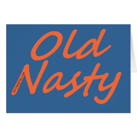 Old Nasty Cards (Front Horizontal)