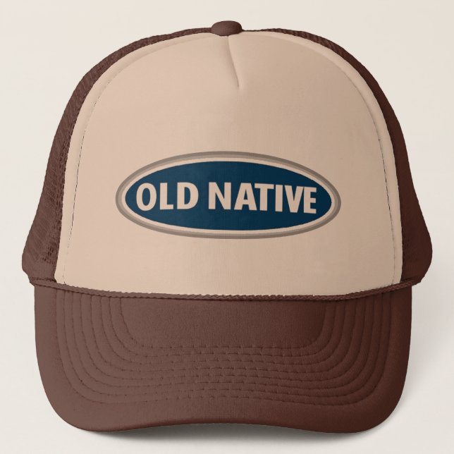 'OLD NATIVE' - Indigenous Native American hat cap (Front)