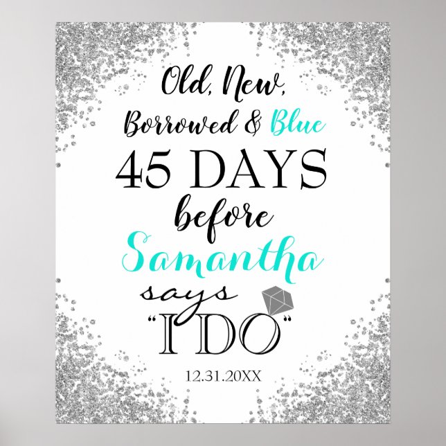 Old New Borrowed & Blue Poster (Front)