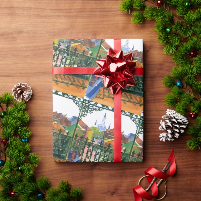 Old New Orleans, Wrapping Paper (Holiday Gift)