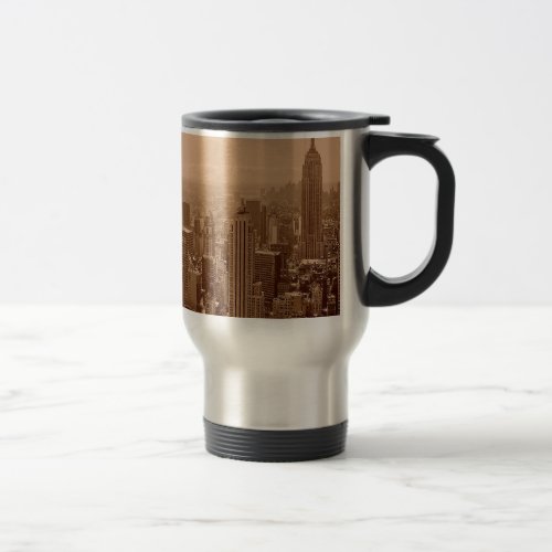 Old New York City Photograph Travel Mug