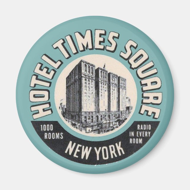 Old New York Hotel, Magnet (Front)