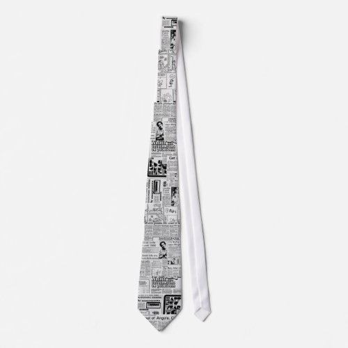 Old News Montreal Tie