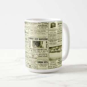 Old Newspaper Coffee Mug