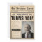 Old Newspaper Custom Photo 100th Birthday Party 