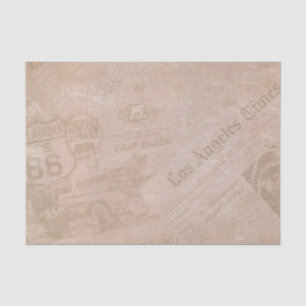 Old Newspapers Tissue Paper