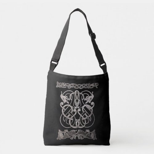 Old norse design crossbody bag