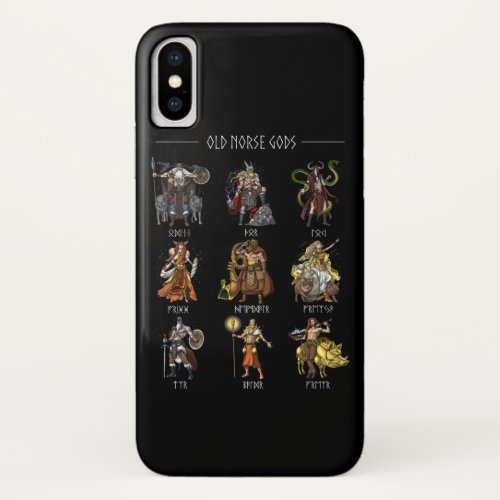 Old Norse Gods iPhone X Case
