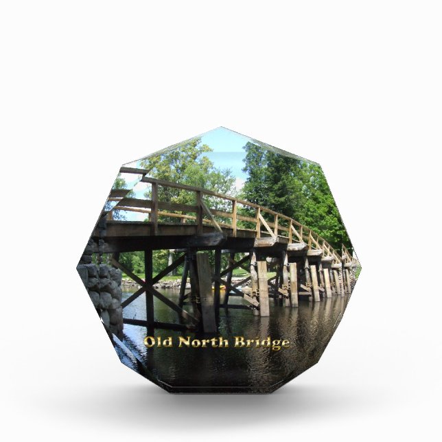 Old North Bridge - Revolutionary War Concord MA Award (Front)