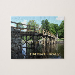 Old North Bridge - Revolutionary War Concord MA Jigsaw Puzzle