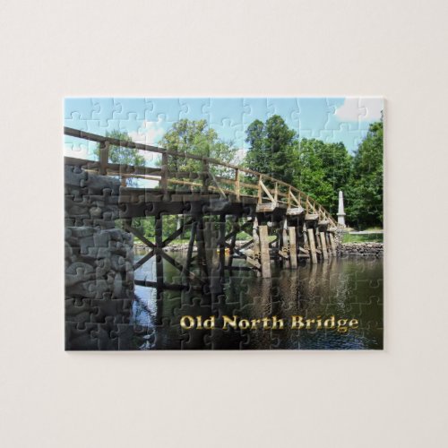 Old North Bridge _ Revolutionary War Concord MA Jigsaw Puzzle