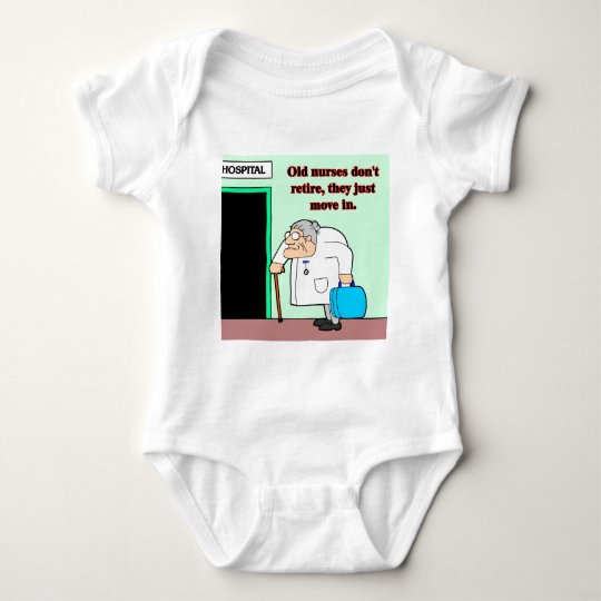 old nurses baby bodysuit