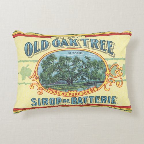 Old Oak Tree Sirop de Batterie Accent Pillow