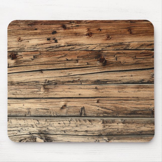 Old oak wood texture background mousepad (Front)