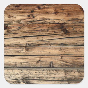 Old oak wood texture background sticker