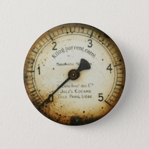 old oil pressure gauge  instrument  dial  meter button
