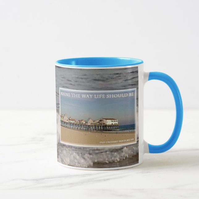 Old Orchard Beach, Maine Mug (Right)