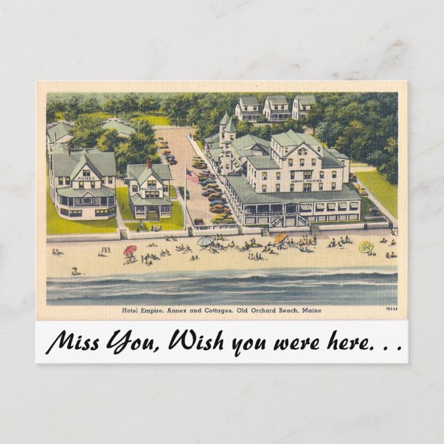 Old Orchard Beach, Maine Postcard (Front)