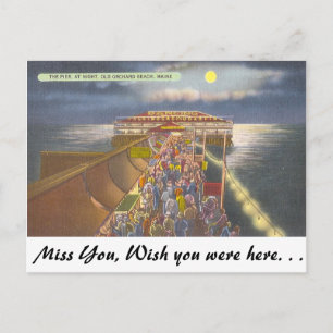 Old Orchard Beach, Maine Postcard