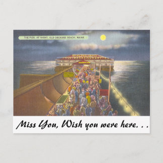Old Orchard Beach, Maine Postcard