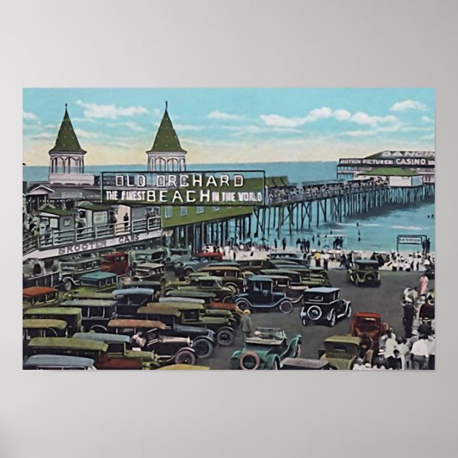 Old Orchard Beach, Maine Poster (Front)