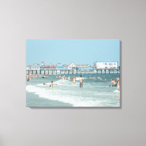 Old Orchard Beach Pier Canvas Print