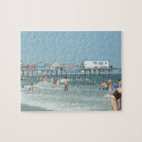 Old Orchard Beach Pier Jigsaw Puzzle