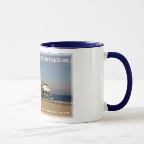 Old Orchard Beach Pier Maine Mug