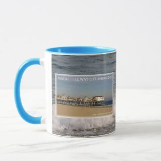 Old Orchard Beach Pier Maine Mug