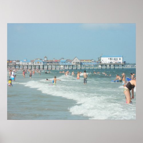 Old Orchard Beach Pier Poster